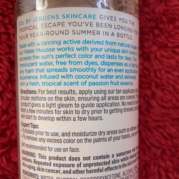 SOL Sunless Tanning Mousse By Jergens - Picture 3 of 6